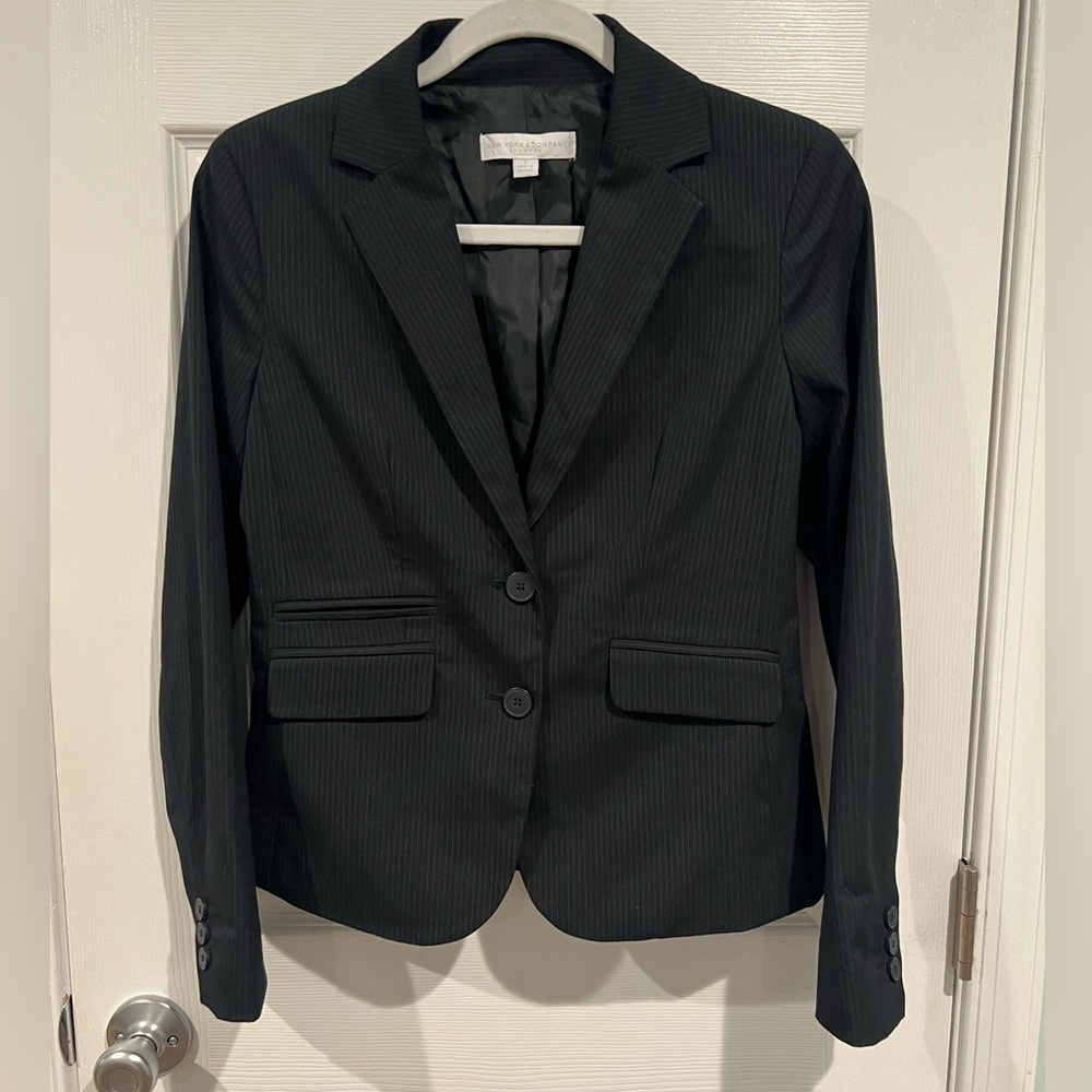 New York & Co Charcoal Grey Jacket